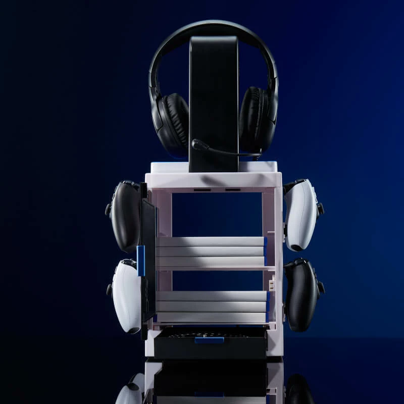 Numskull Games PS5 Inspired Gaming Locker, dyskietka na gry, PlayStation 5, Grau, przewodowy, 1 szt.