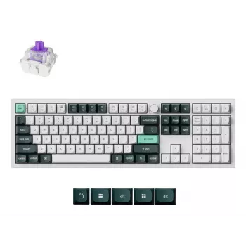 Klawiatura mechaniczna Keychron Q6 HE QMK z magnetycznymi stabilizatorami Gateron Double‑Rail