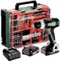 Wkrętarka w walizce METABO.SCREWDRIVER BS 18 L 60/26Nm z 2 akumulatorami 2,0 Ah i 74 akcesoriami