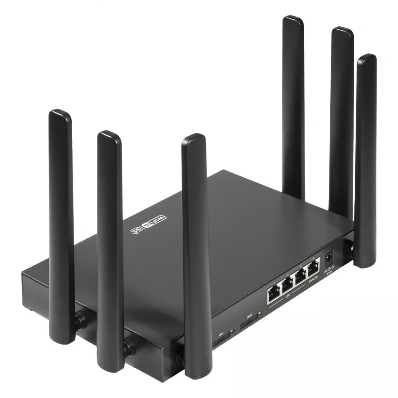 Router Edimax 5G-8649AX dwuzakresowy 2,4 GHz 5 GHz Wi-Fi 5