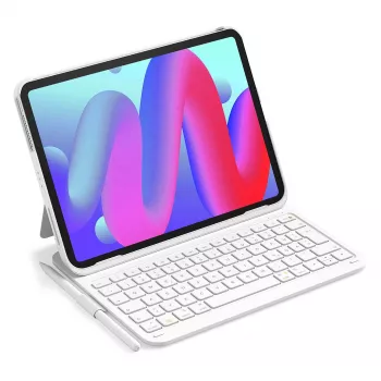 Folio klawiatura case Inateck BK2007 dla iPada Air 11 cali (27,9 cm) — Bluetooth, QWERTZ, bateria 250 mAh