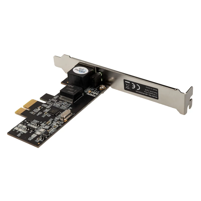 Akasa AK-PCCE25-01 - Wbudowana - Przewodowa - PCI Express - Ethernet - 2500 Mbit/s