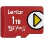 Karta pamięci MicroSDXC Lexar 1 TB UHS-I Class 10 U3 V30 Odczyt 205 MB/s Zapis 140 MB/s (czerwona)