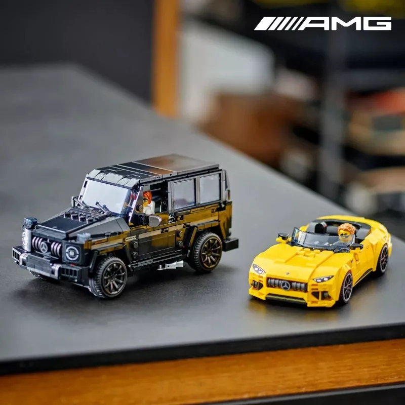 LEGO Speed Champions Mercedes-AMG G 63 i Mercedes-AMG SL 63 76924, Wielokolorowy