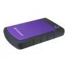 Transcend StoreJet 25H3P - Festplatte - 4TB - extern (tragbar) - 2.5 (6,4 cm) - USB3.0 - 256-Bit-AES - lila (TS4TSJ25H3P)