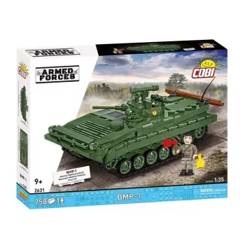 Zestaw konstrukcyjny Cobi Blocks BMP-1 758 elementów - klocki do budowy modelu w skali