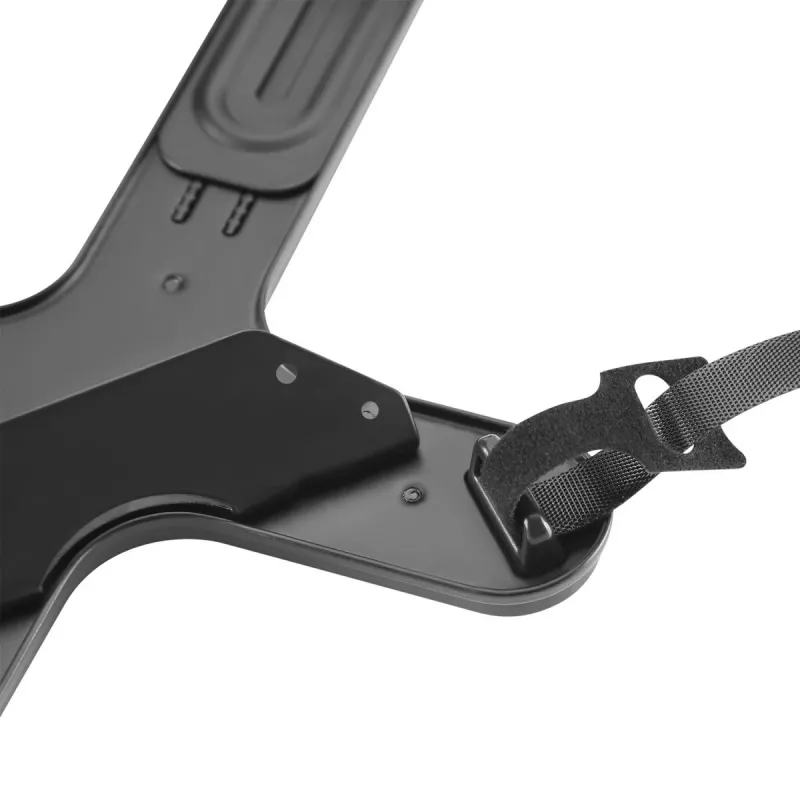 Notebook desk holder MACLEAN MC-836 — regulowana wysokość, ergonomiczny design, czarny, do poziomego ustawienia laptopa (58,5×236×320 mm)
