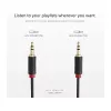 SBS TECABLE35KR - Audiokabel - mini-phone stereo 3,5 mm männlich zu mini-phone stereo 3,5 mm männlich - 1,5m - Schwarz (TECABLE35KR)