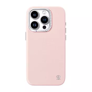 Etui ochronne Joyroom PN-15F1 do iPhone 15 Pro Max, różowe, smukłe dopasowane etui ochronne