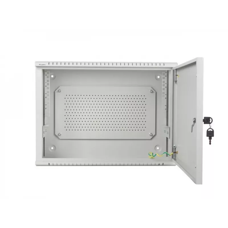 Szafa Rack Lanberg 19 4U+3U 540x200mm, Niskoprofilowa, Wisząca, Szara