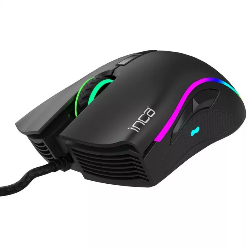 INCA Cian INCA ANAHITA RGB MAKRO KLAWISZE PROFESJONALNA MYSZ DO GIER