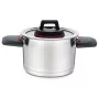 Garnek Maestro MR-3530-24 stal nierdzewna 24 cm, 5,5 l, składane uchwyty, szklana pokrywka