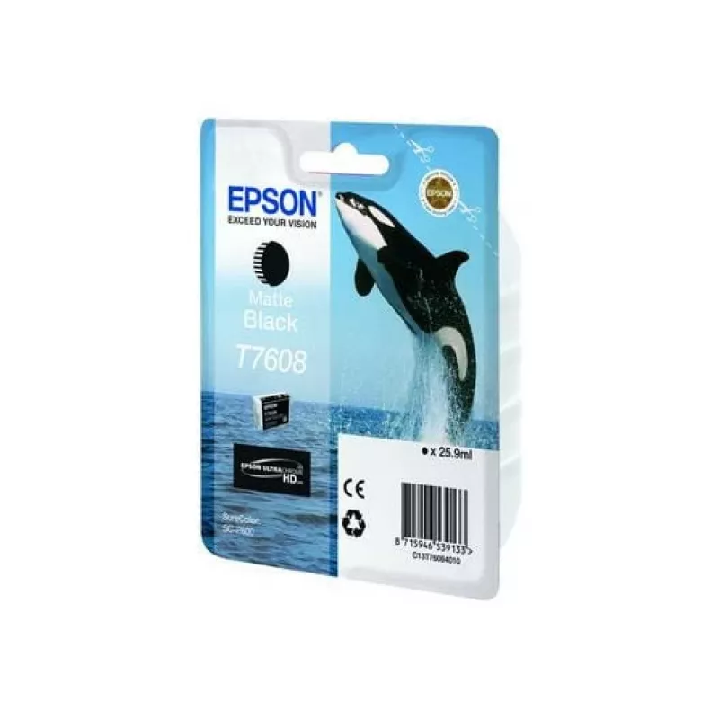 Kaseta z tuszem Epson C13T76084N10 1 szt. Oryginalny Czarny matowy