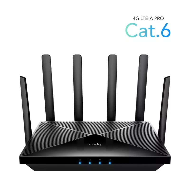Nowy router WiFi 4G LTE Cat 6 Cudy, chipset Qualcomm, modem LTE, router komórkowy z podwójną kartą SIM, AC1200 dwuzakresowe WiFi, 4 porty Gigabit, OpenVPN