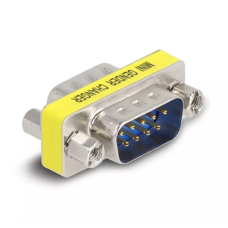 adapter złącza D-Sub 9 pin męski na męski DeLOCK 66464