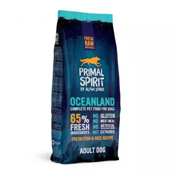 PRIMAL SPIRIT Oceanland Ryba – półwilgotna karma dla psów alergicznych – 12 kg