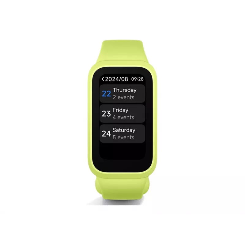 Opaska fitness tracker Xiaomi 9 Active zielony — pulsometr, monitor aktywności, model 70783