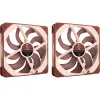 Zestaw dwóch wentylatorów Noctua NF-A14x25 G2 PWM Sx2 PP 140 mm