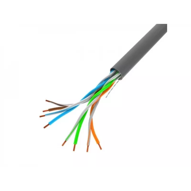 Kabel sieciowy Lanberg LCU5-11CU-0305-S U/UTP Cat5e 305 m szary