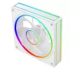 Wentylator obudowy MODECOM VOLCANO LOOP 120 ARGB Reverse Fan biały 120 mm, PWM, 400–1400 RPM