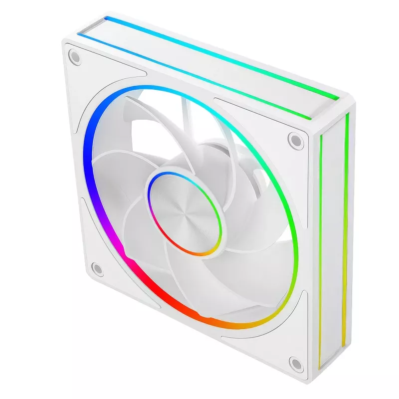 Wentylator obudowy MODECOM VOLCANO LOOP 120 ARGB Reverse Fan biały 120 mm, PWM, 400–1400 RPM