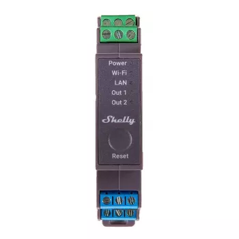 Shelly Pro 2 DIN Rail WiFi/LAN/Bluetooth Przekaźnik
