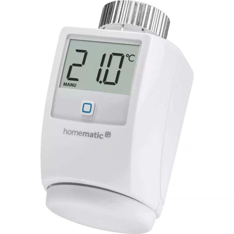 eQ-3 AG Homematic IP HMIP-eTRV, RF, 868,3 MHz, Biały, M30 x 1.5, IP20, Cyfrowy