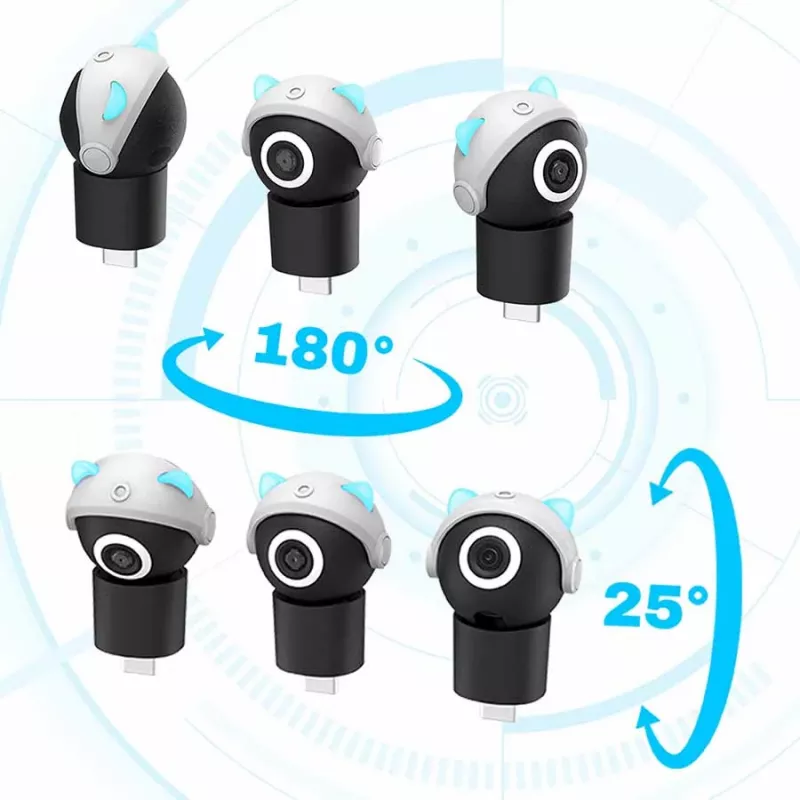 Subsonic Playcam 1080 2w1 HD Mini Kamera do Nintendo Switch 2 Jasny Niebieski