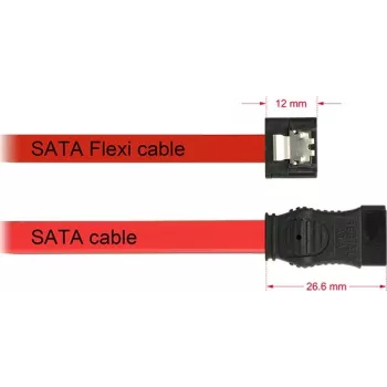 Kabel SATA DeLOCK 1m SATA III 83837