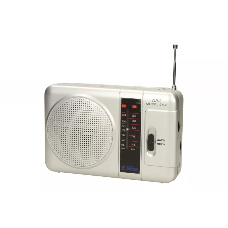 Radio przenośne Eltra TOLA 3 Analog Srebrny