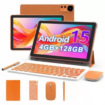 EXTRALINK TABLET CP31 WiFi ANDROID 15.0, 10.1”, 128GB, Kamera 2MP+8MP POMARAŃCZOWY