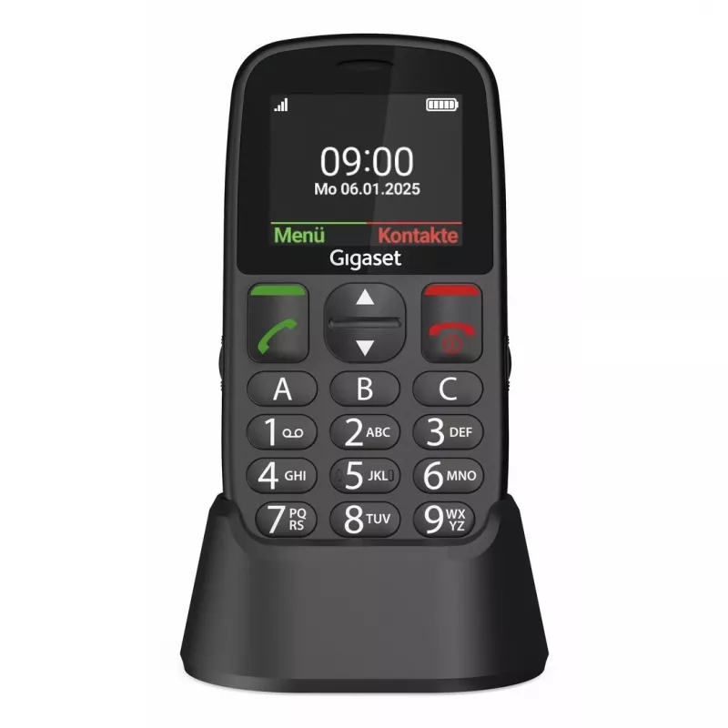 Telefon komórkowy Siemens GL395 Czarny, 5,6 cm / 2,20 cala, aparat 0,30 Mpx (S30853-H1230-R101)