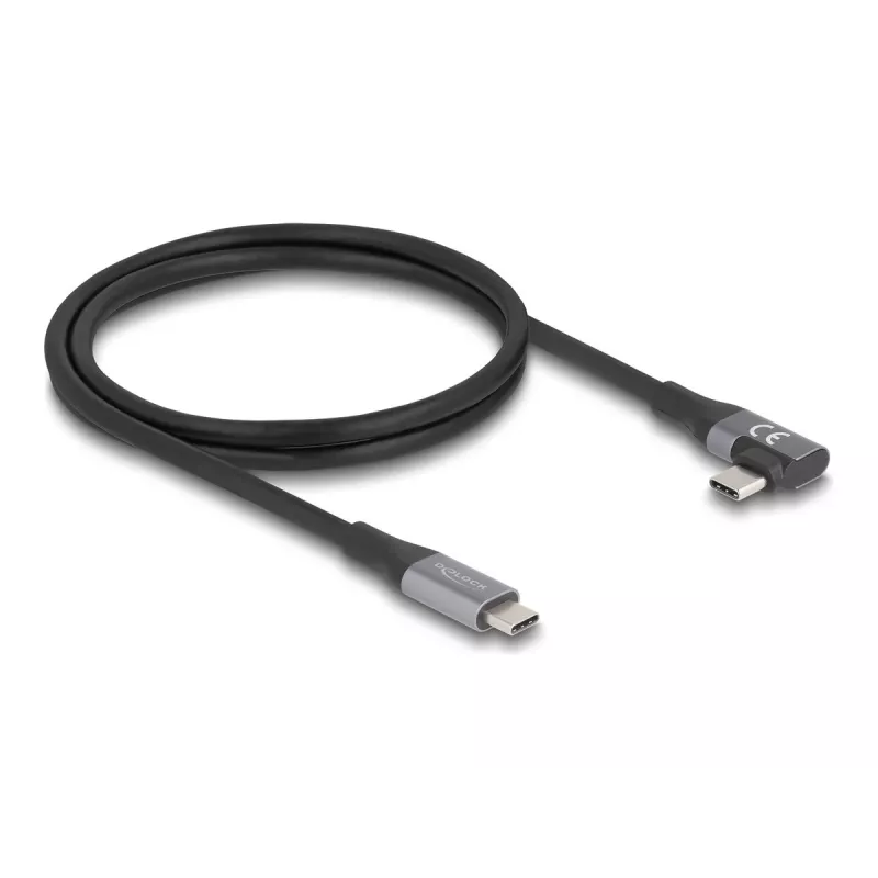 Kabel USB DeLOCK 81131 1m USB C Czarny 40 Gbit/s