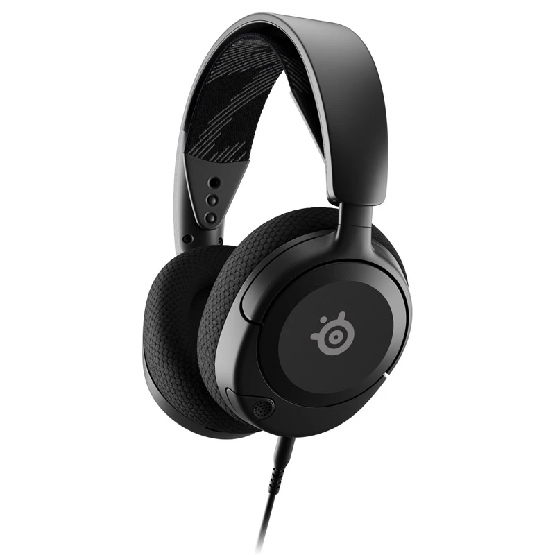 Słuchawki SteelSeries Arctis Nova 1 Przewodowe, pałąk, Gaming, Czarny