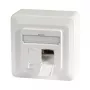 EFB-Elektronik Gniazdo danych Kat.6A 500MHz góra/dół, natynkowe, 2xRJ45, RAL9010 Producent: EFB Elektronik (ET-25133AV5-R)