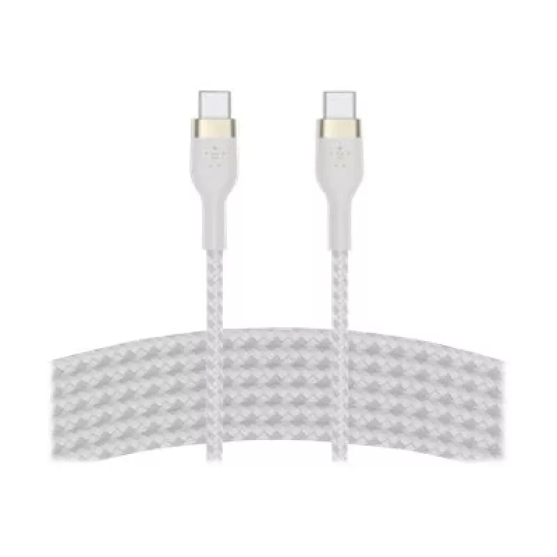Belkin BOOSTCHARGE PRO Flex Kabel USB 3 m USB 2.0 USB C Biały (CAB011BT3MWH)