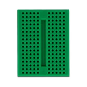 Breadboard DELOCK 18321 — bezkolcowa płytka prototypowa, plastikowa, 36×46×10 mm, zielona