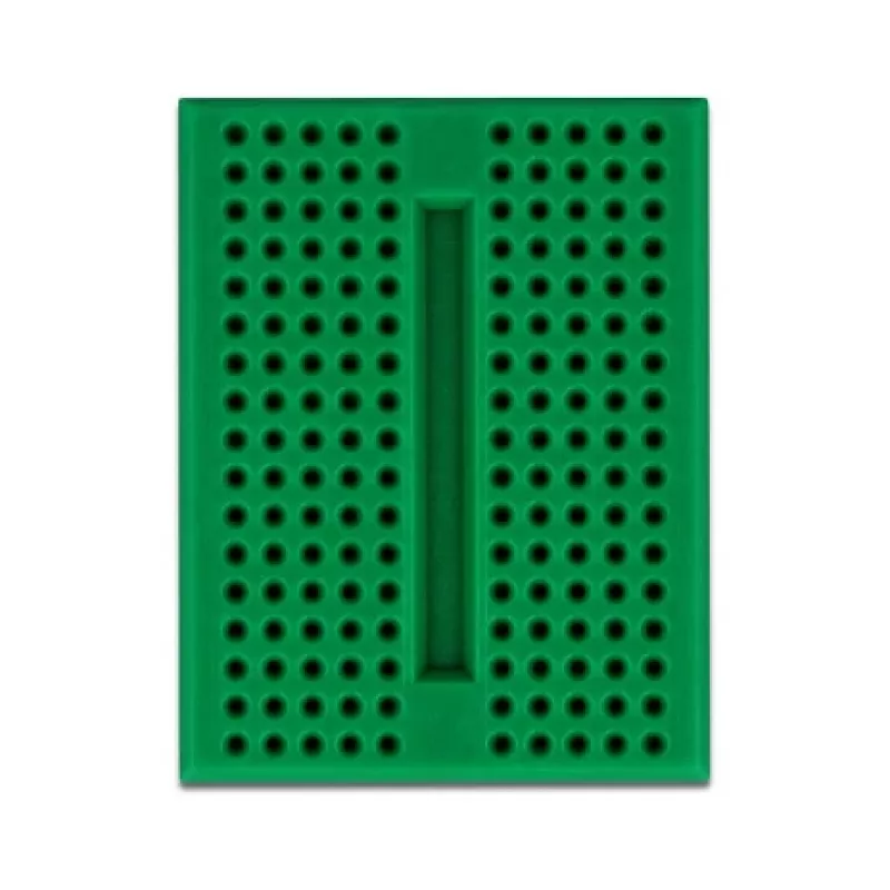Breadboard DELOCK 18321 — bezkolcowa płytka prototypowa, plastikowa, 36×46×10 mm, zielona
