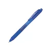 Pentel EnerGel X - Długopis żelowy wysuwany - Niebieski - Niebieski - Przezroczysty - Plastik - Guma - Guma - Symetryczny