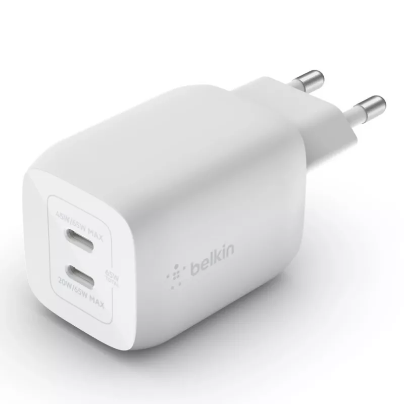 Ładowarka Belkin WCH013vfWH Biała Szybkie ładowanie AC do laptopów, smartfonów, tabletów