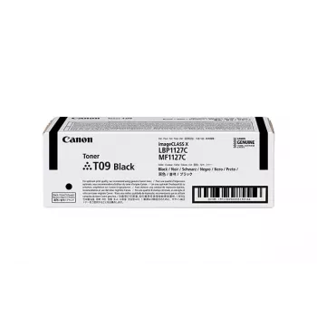 Canon TONER T09 BK kaseta z tonerem 1 szt. Oryginalna Czarna