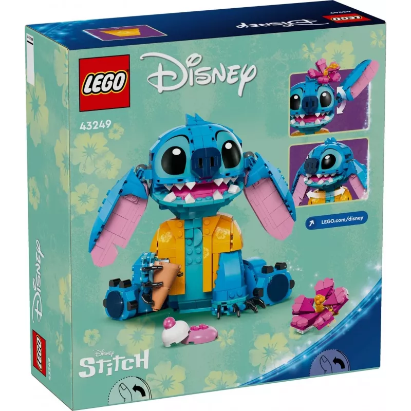 LEGO | Disney Stitch Zestaw do budowania dla dzieci z lodami w rożku 43249