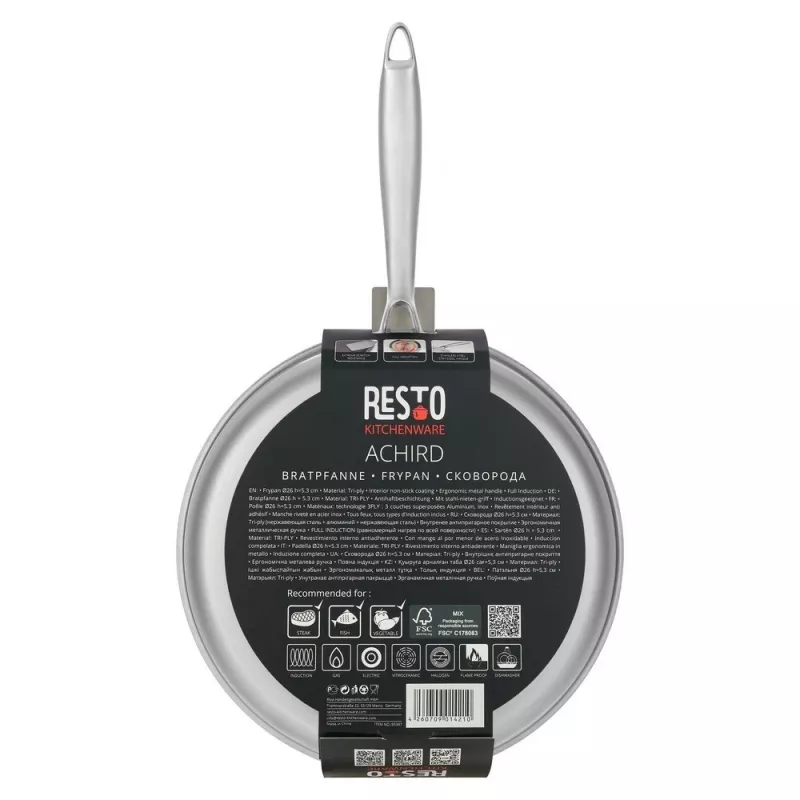Resto Kitchenware Achird Patelnia uniwersalna okrągła