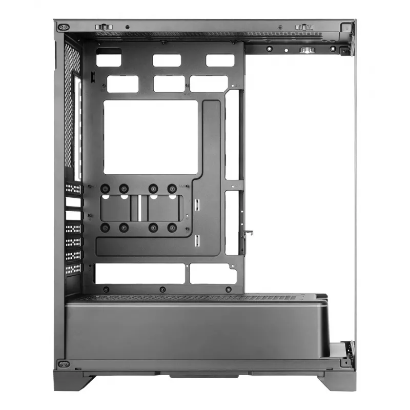 TACENS Mars Gaming MCPRISMA Midi Tower PC case, Czarny, tempered glass, supports ATX/Micro-ATX/Mini-ITX, 2x3.5 inch + 2x2.5 inch bays