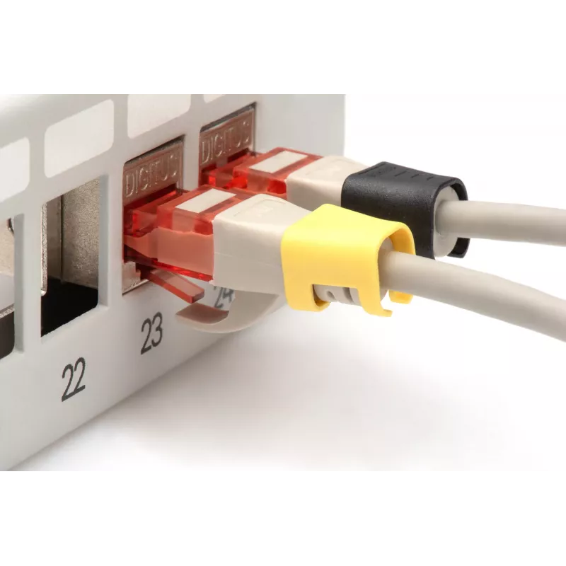Klips kodowania kolorowego Digitus A-CC-M Różne kolory PVC 100 szt.