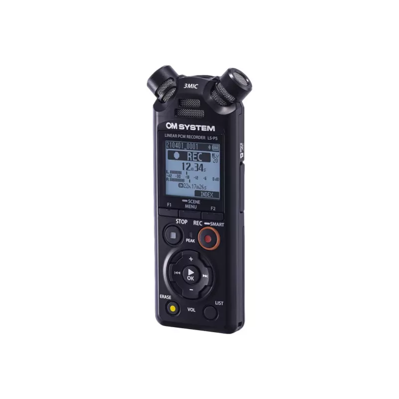 Dyktafon audio Olympus LS-P5 Czarny 149 h czas nagrywania 72 h żywotność baterii