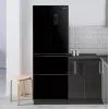 Lodówko-zamrażarka French door Sam Cook PSC-WG-1020AA/B 351 l, klasa energetyczna E, czarna