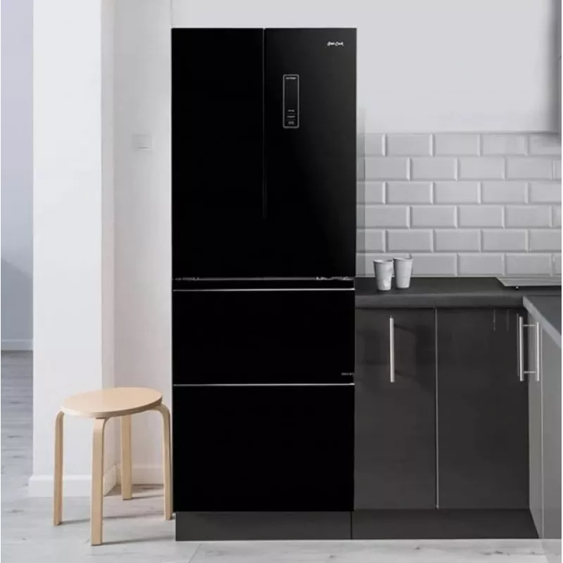Lodówko-zamrażarka French door Sam Cook PSC-WG-1020AA/B 351 l, klasa energetyczna E, czarna