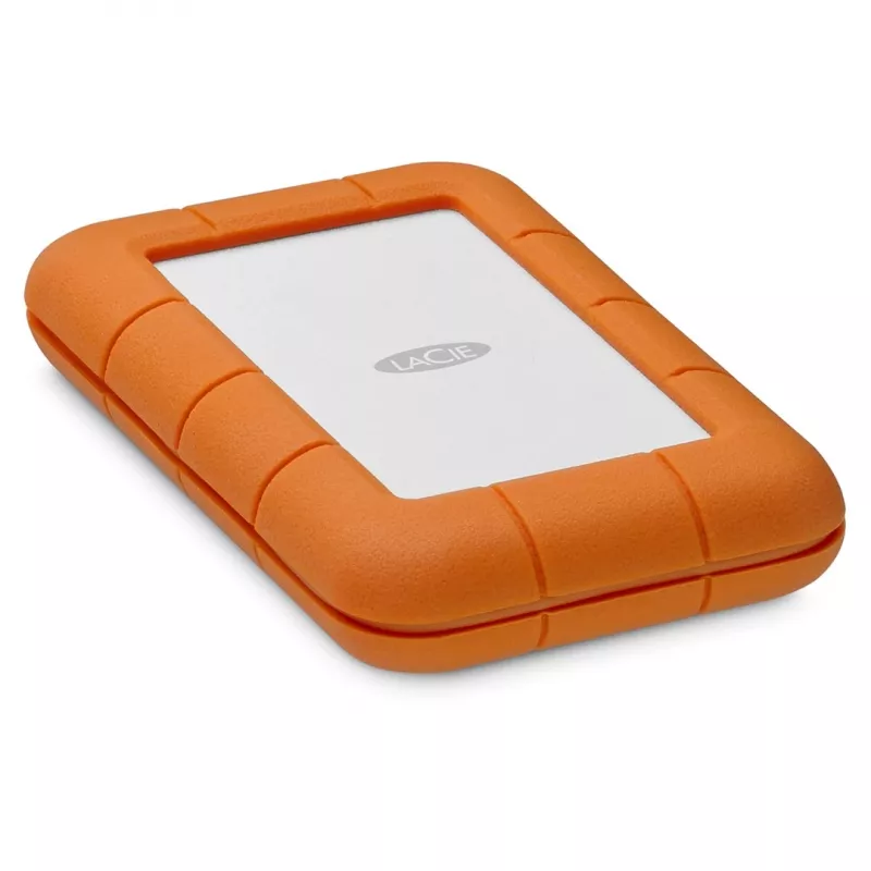LaCie Rugged USB-C Zewnętrzny Dysk Twardy 5 TB USB Type-C 3.2 Gen 1 (3.1 Gen 1) Szary Żółty