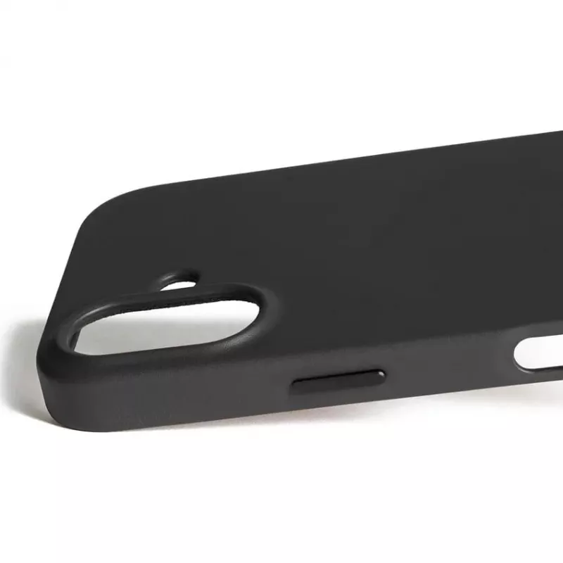 Mujjo Full Leather Case MagSafe etui do iPhone 17 Czarny